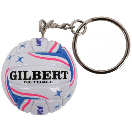 Gilbert Netball Mini Netball Keyring