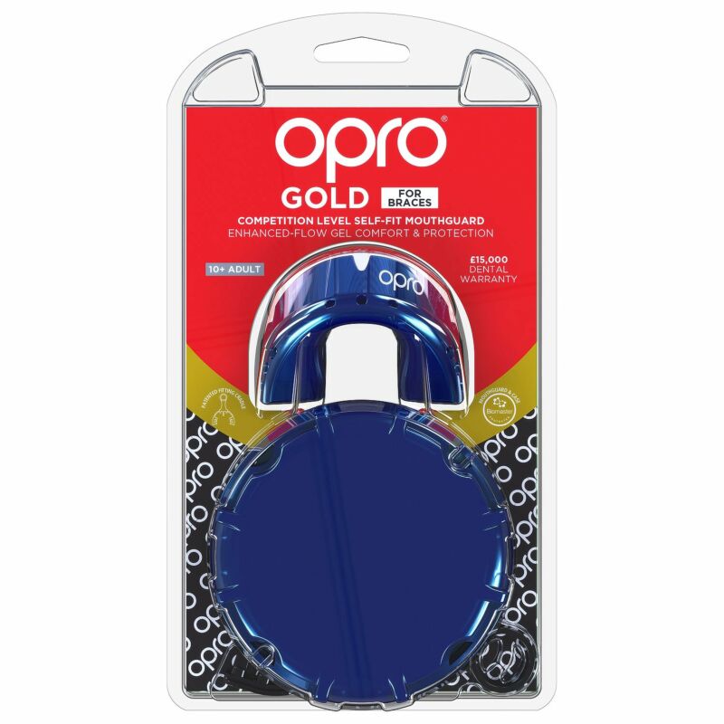 OPRO Gold Mouthguard for Braces